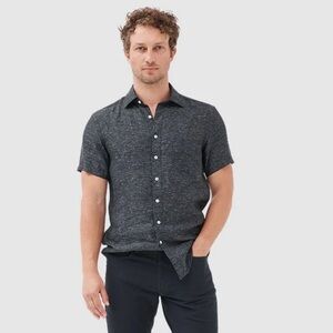 Rodd & Gunn Palm Beach Sports Fit Shirt - Black Pearl